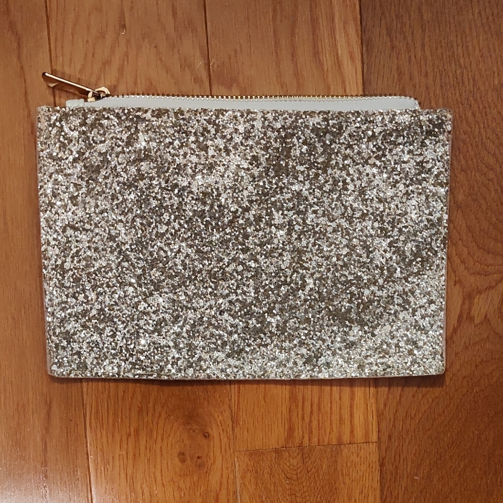 Glittering Gold Clutch Bag